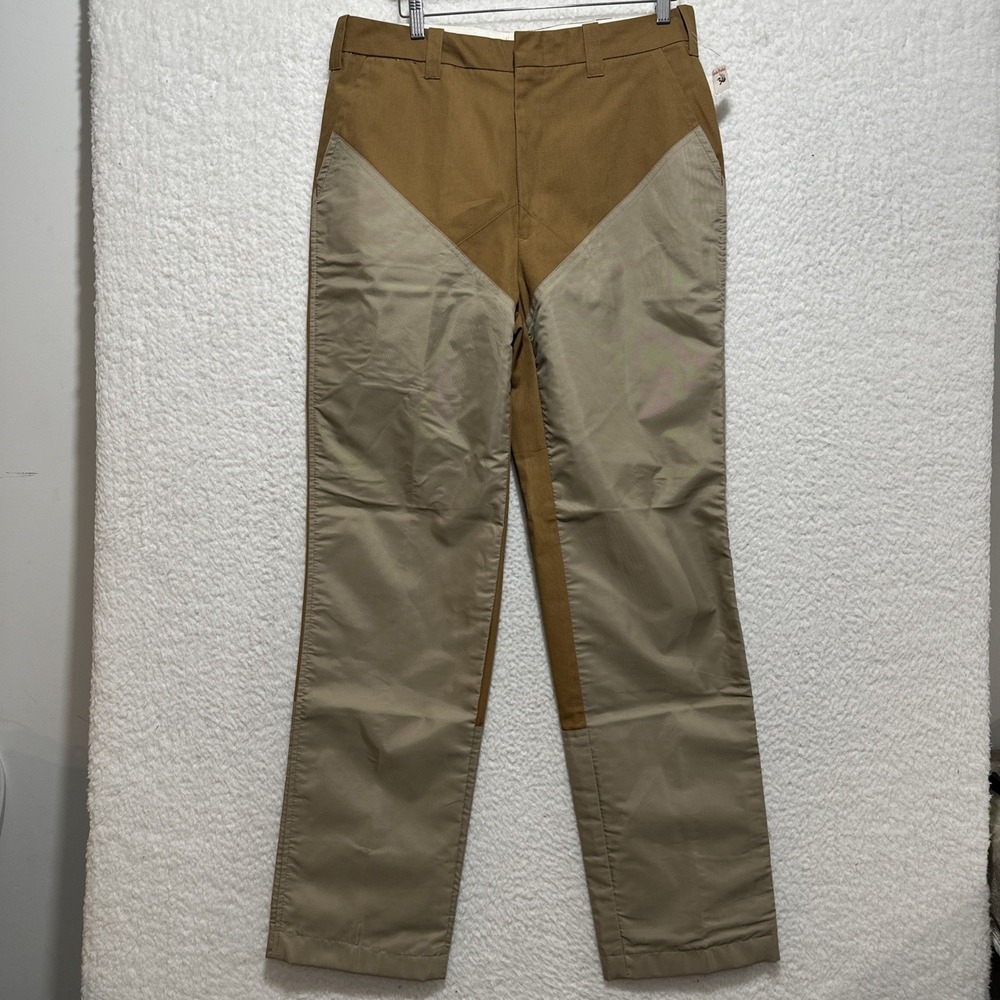 VTG River Run RAEWIKS Beige/Brown Water‎ Proof Hunting Pants Mens Size 36 NWT